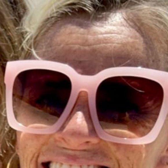 Pink bright sunglasses